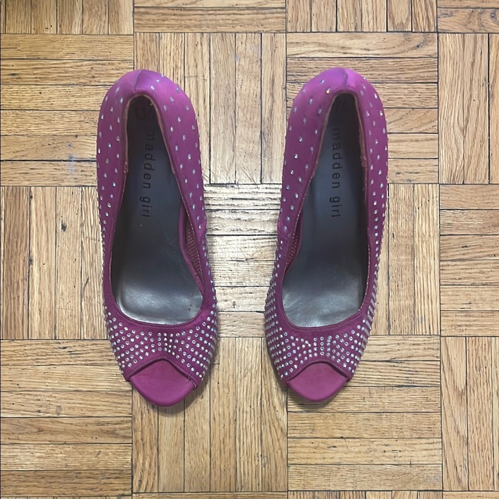 Madden Girl Elegant Heels Size 6.5 In Pink